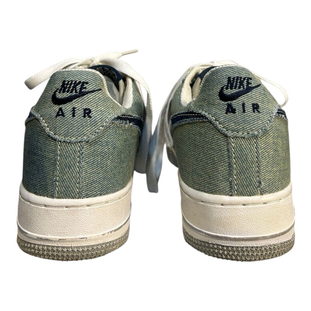 Nike Air Force 1 Low Premium Denim 308837-041 Men 7 / W 8.5 EUC 2005 - Picture 4 of 15